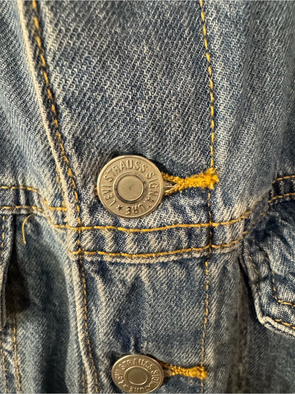 Levi Strauss Signature Women’s Denim Shirt Dress Short Sleeve Size M - Picture 3 of 10